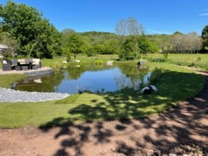 British Soil turf in customer garden